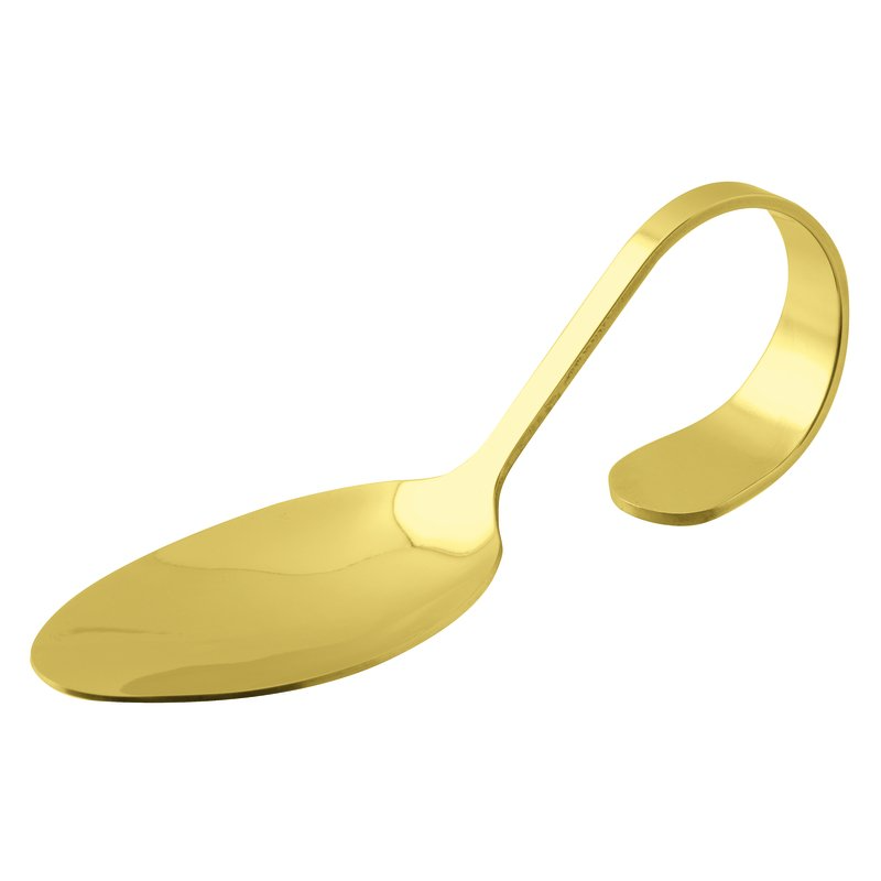 Cucchiaio finger food gourmet inox pvd gold
