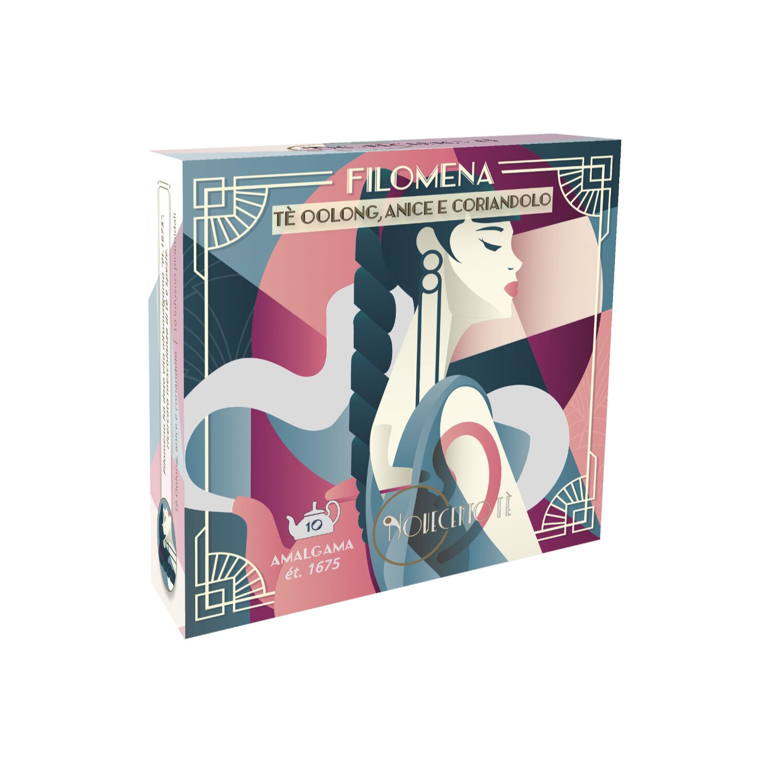 Novecento Tè Filomena | Tè Oolong Anice & Coriandolo – 10 Piramidi di Tè (20 Gr) | Oolong Tea Cinese e Spezie | Tè Oolong Filtri in Sacchetto - immagine 3