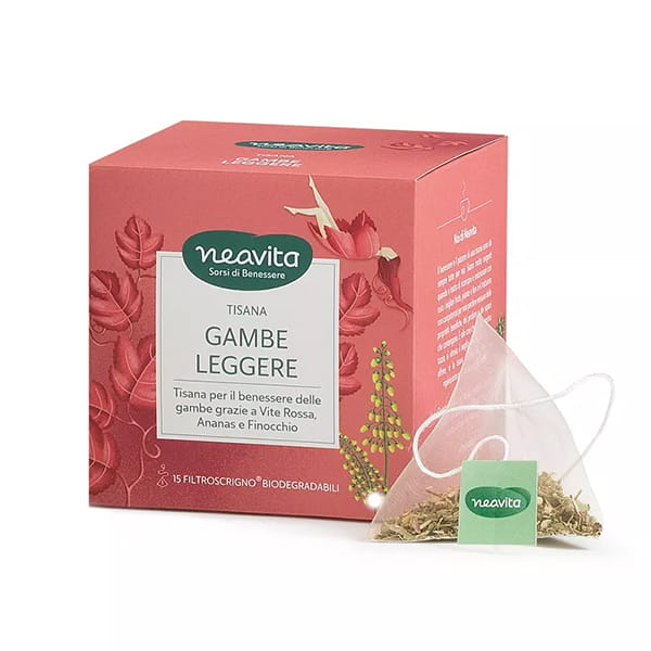 Neavita | Tisana Gambe Leggere – 15 Filtroscrigno