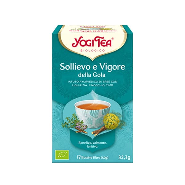 Tea Yogi | Infuso Sollievo e Vigore della Gola – 17 Filtri
