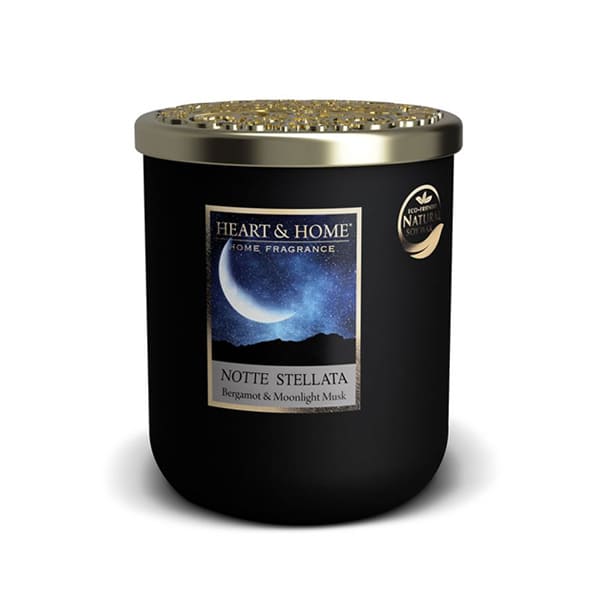 Candela Notte Stellata – Giara Grande da 320 g | Heart & Home