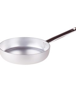 Padella dritta friggere alluminio cm.28
