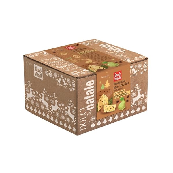 Panettone Pera e Cioccolato Fondente – 500 g | Baule Volante