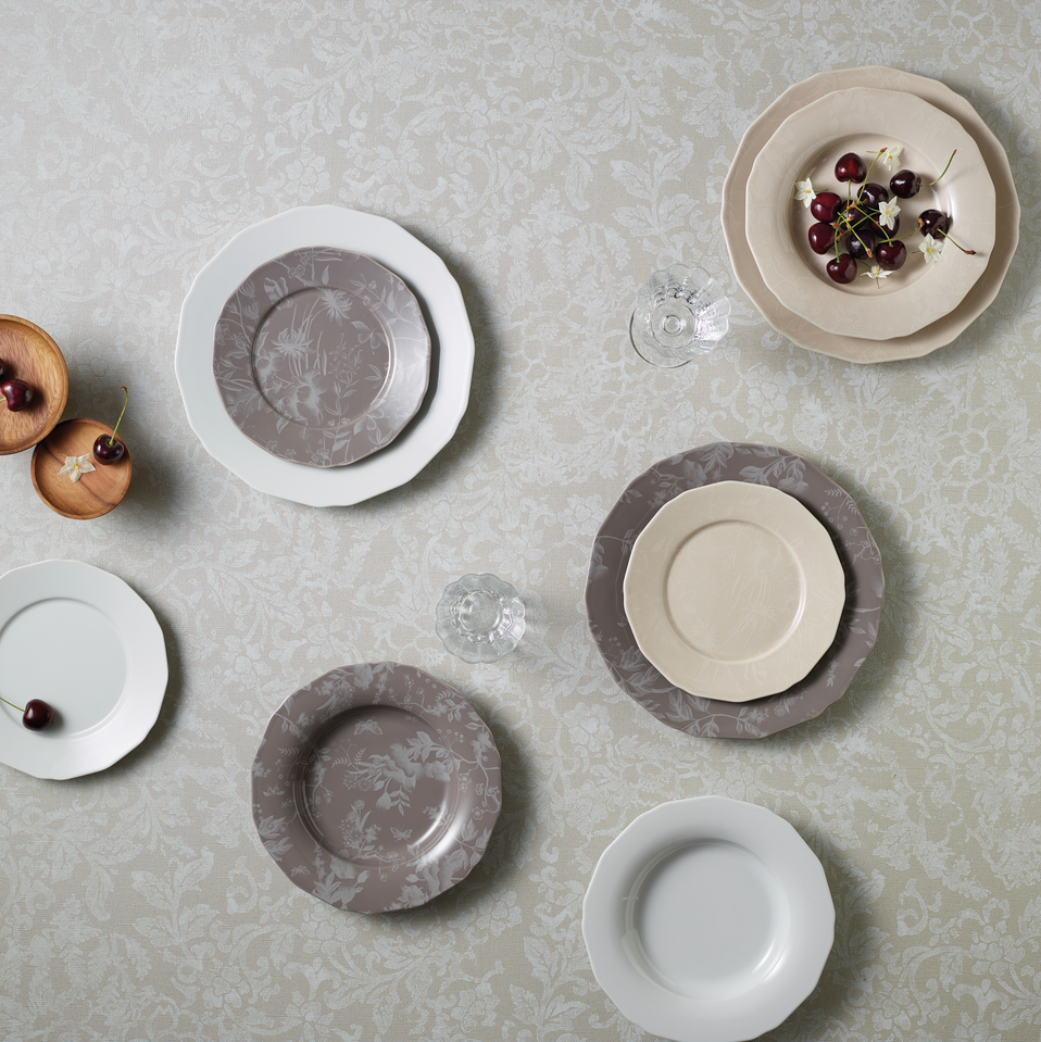 Piatto fondo antique rose cm.24 - immagine 2