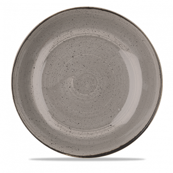 Piatto fondo bowl ampia coupe stonecast peppercorn grey cm.31
