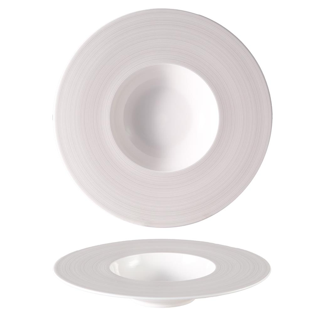 Piatto pasta bowl beaulieu prosecco grigio cm.26