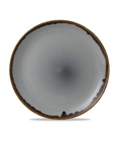 Piatto piano coupe harvest grey cm.28,8