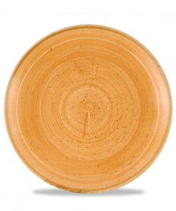 Piatto piano coupe stonecast tangerine cm.21,7