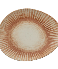 Piatto piano organico sunlight red cm.31×26