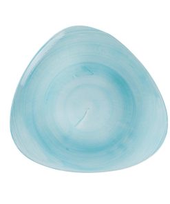 Piatto piano triangolare stonecast canvas breeze cm.22,9