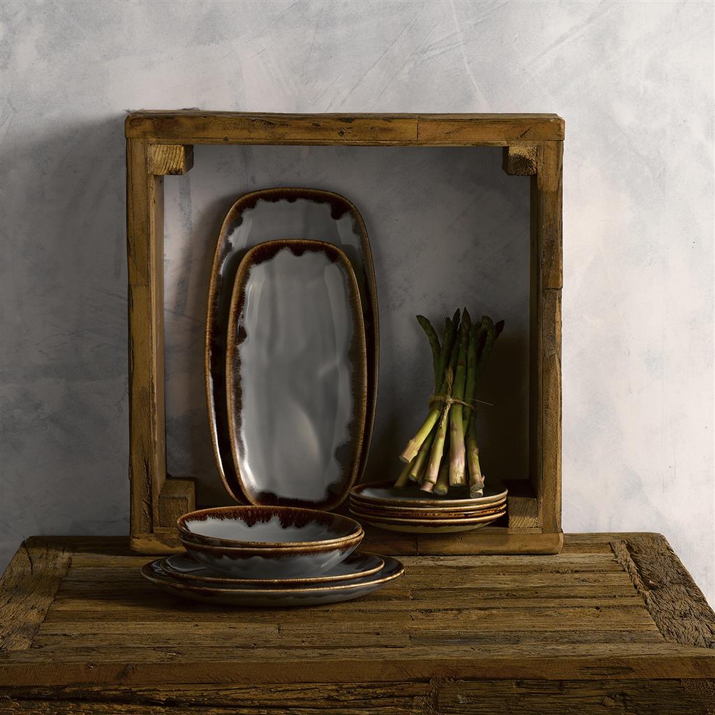 Piatto piano walled harvest grey cm.26 - immagine 2