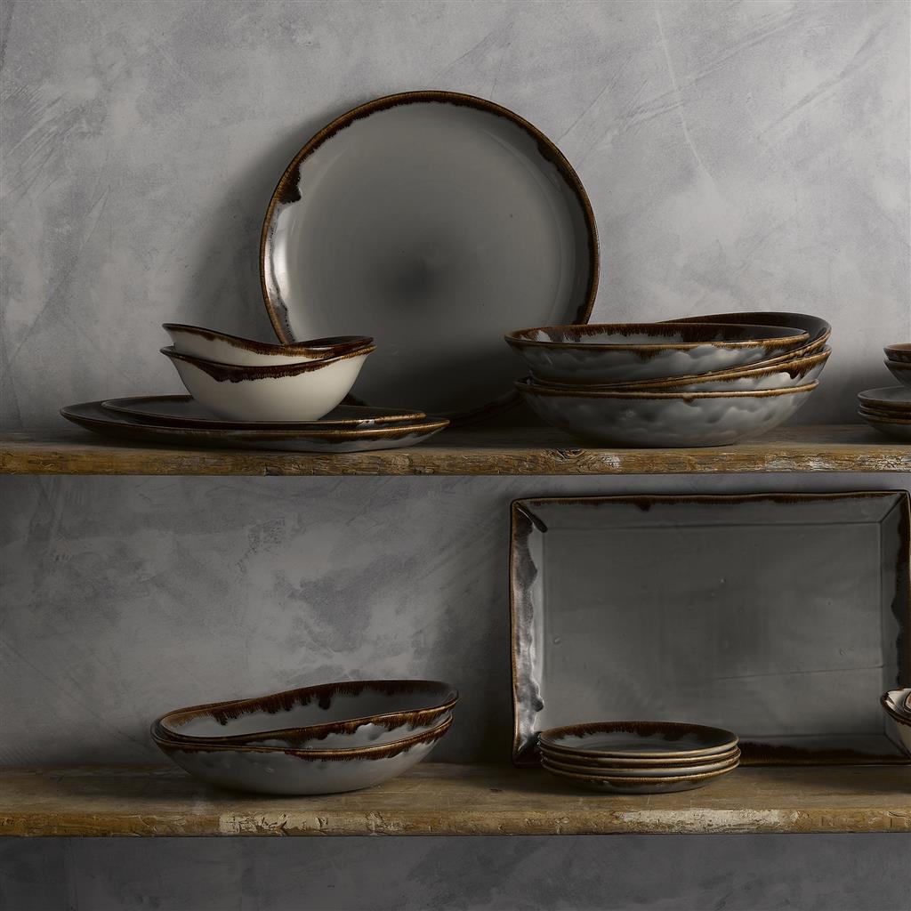 Piatto piano walled harvest grey cm.26 - immagine 4