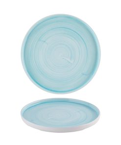 Piatto piano walled stonecast canvas breeze cm.21