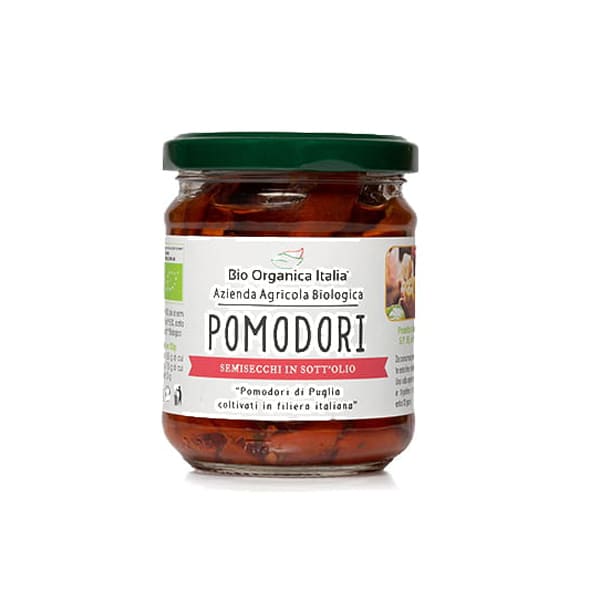 Pomodori di Puglia Semisecchi – 190 g | Bio Organica Italia