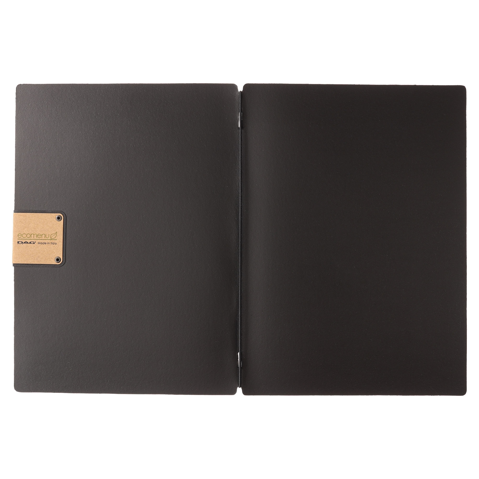 Porta menu chef nero a4 solo elastico - immagine 3