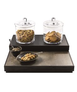 Set cereali domino nero cm.40×40