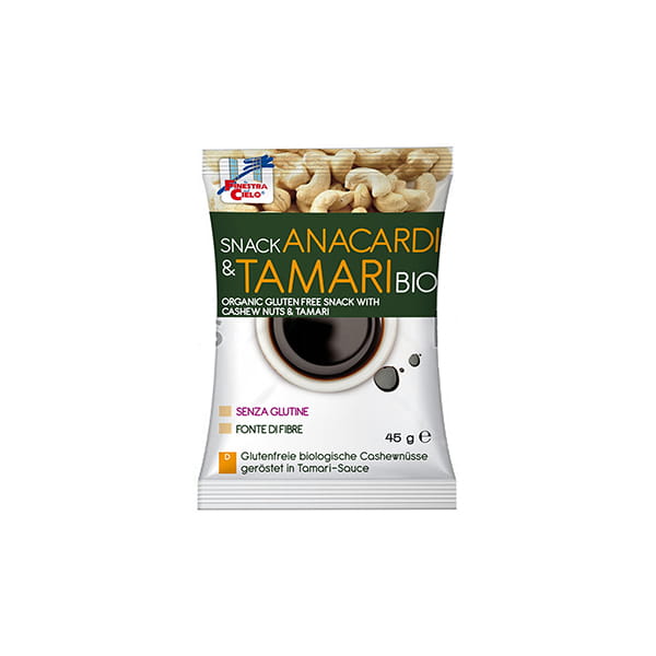 Snack Anacardi e Tamari Bio – 45 g | La Finestra sul Cielo