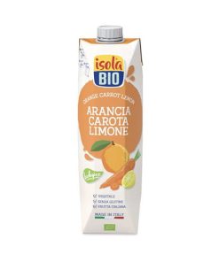 Bevanda al Succo di Arancia Carota Limone – 1 L | Isola Bio