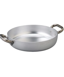 Tegame alluminio due maniglie con fondo induzione cm.32