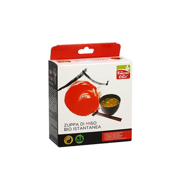 Miso Zuppa Istantanea Bio – 4 Bustine 60 g | La Finestra sul Cielo