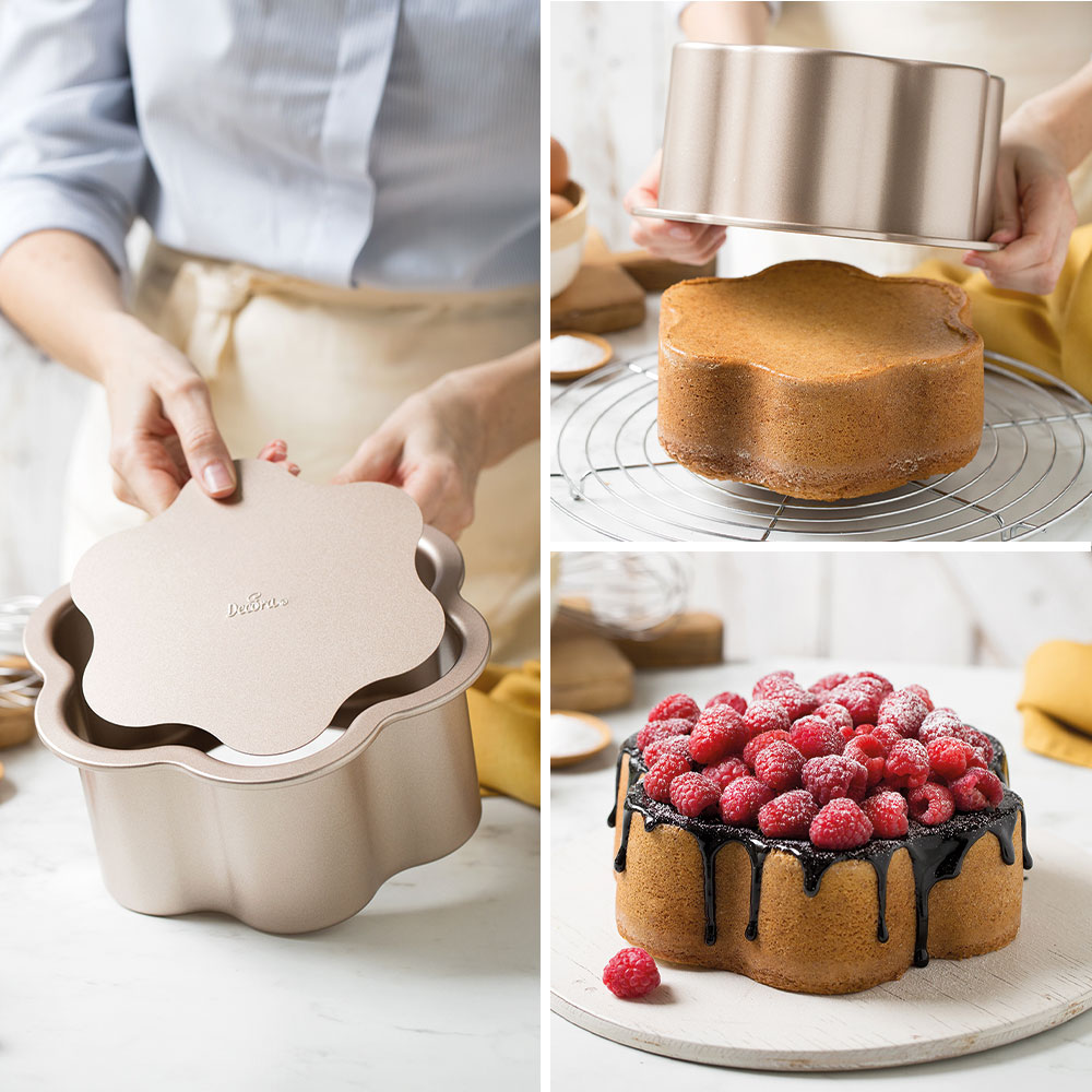 Stampo angel food fiore rose gold line - immagine 5