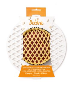 Decora – Griglia Tagliapasta Classica Per Crostata, Ø 30 cm