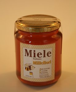 MIELE ITALIANO MILLEFIORI DA 500 gr. DA APICOLTURE NOMADE (NELLE VALLI DI LIGURIA,LOMBARDIA,PIEMONTE)