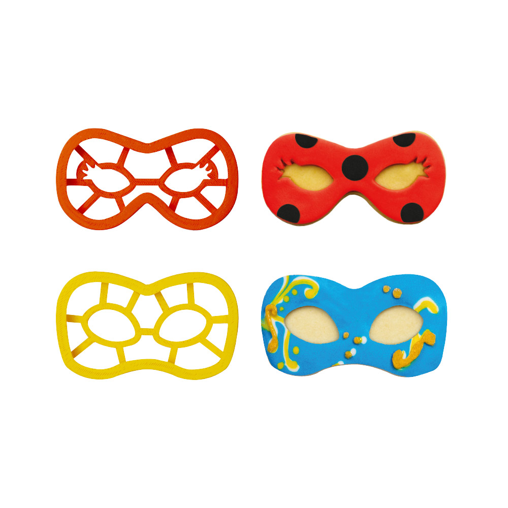 Tagliapasta machera Carnevale tonda - immagine 2