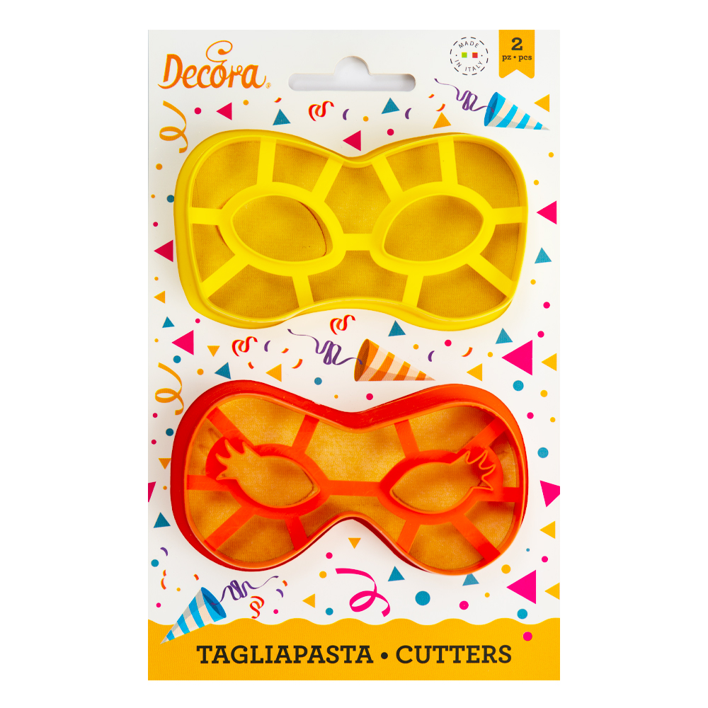 Tagliapasta machera Carnevale tonda