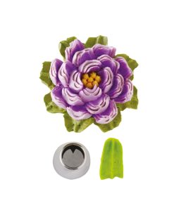 Cornetto foglia con nervatura