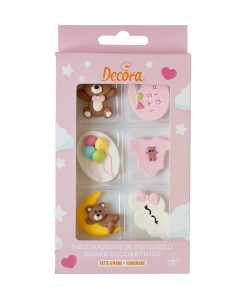 Soggetti baby girl in zucchero