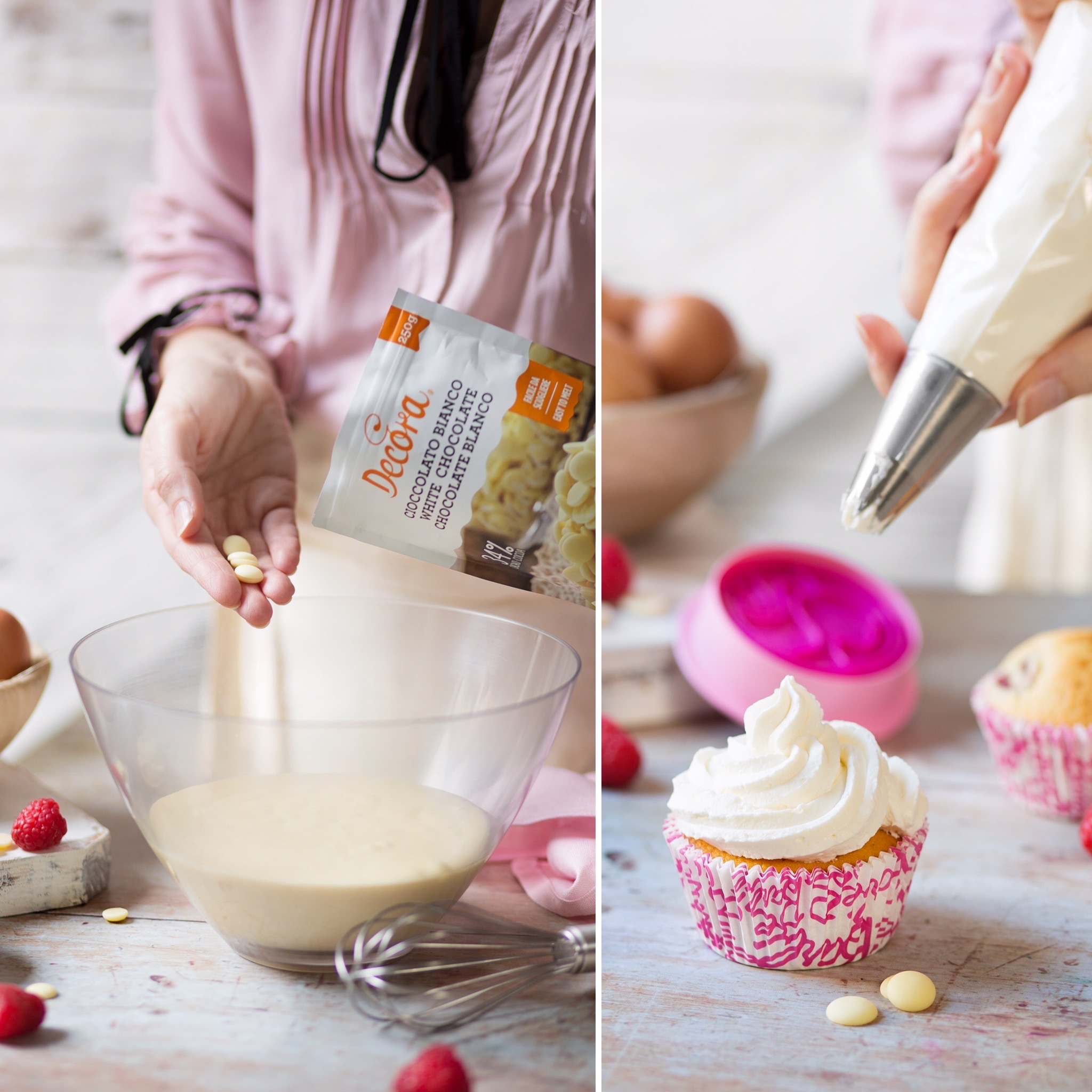 Cioccolato in dischetti Bianco - immagine 2