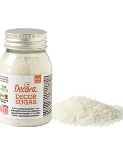 Perline di zucchero bianco brillante