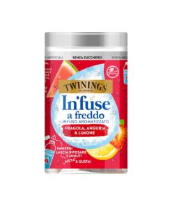 Twinings Infuso Freddo Gusto Fragola Anguria e Limone 10 Filtri