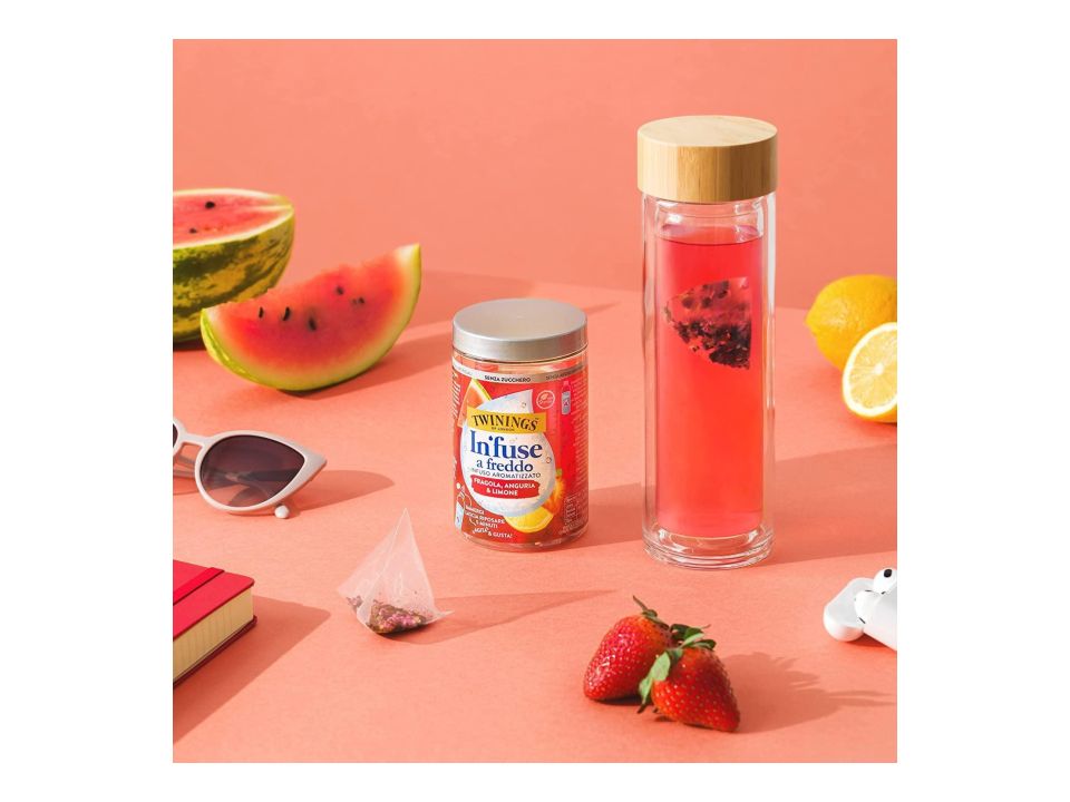 Twinings Infuso Freddo Gusto Fragola Anguria e Limone 10 Filtri - immagine 3