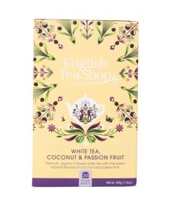 English Tea Shop Tè Bianco Cocco e Frutto della Passione 20 bustine
