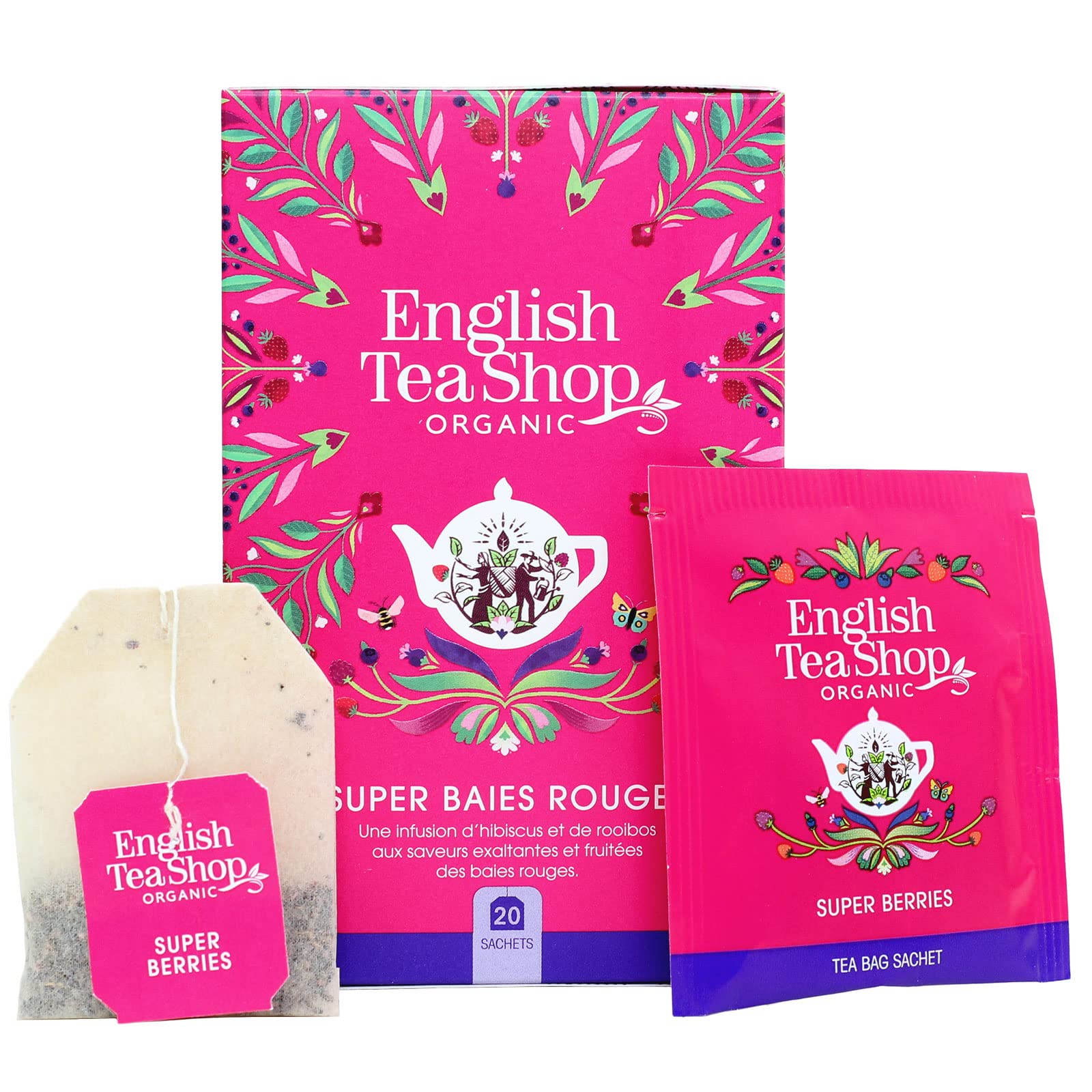 English Tea Shop Super Berries Herbal Tea 20s