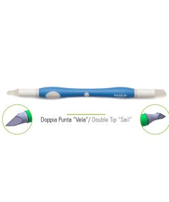 Attrezzo doppia punta in silicone Vela
