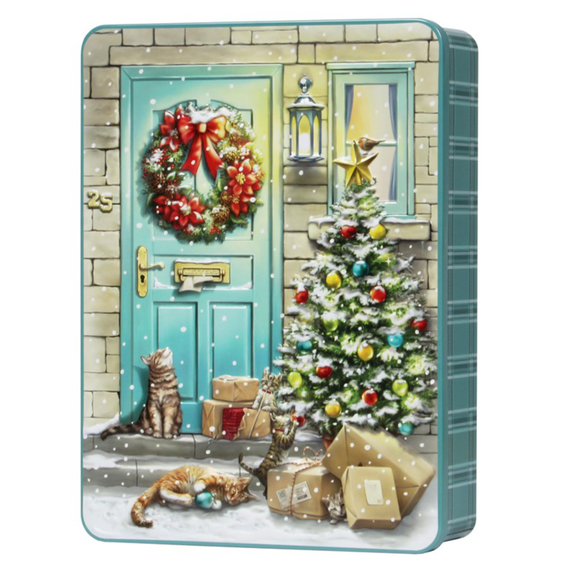 Bramble Biscuits in ‘Cats By Door’ Embossed Tin