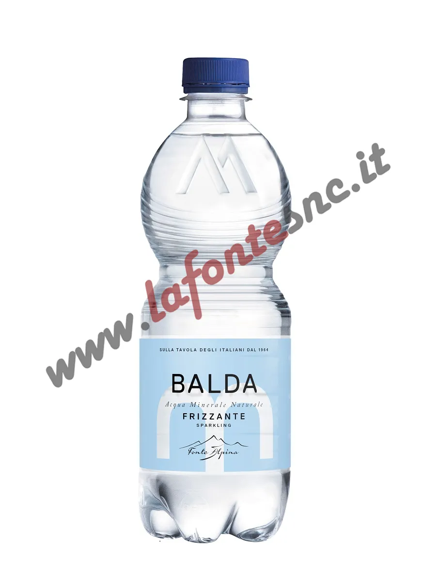 Acqua Balda Frizzante 1/2 litro PET (Pacco da 24 Bottiglie)