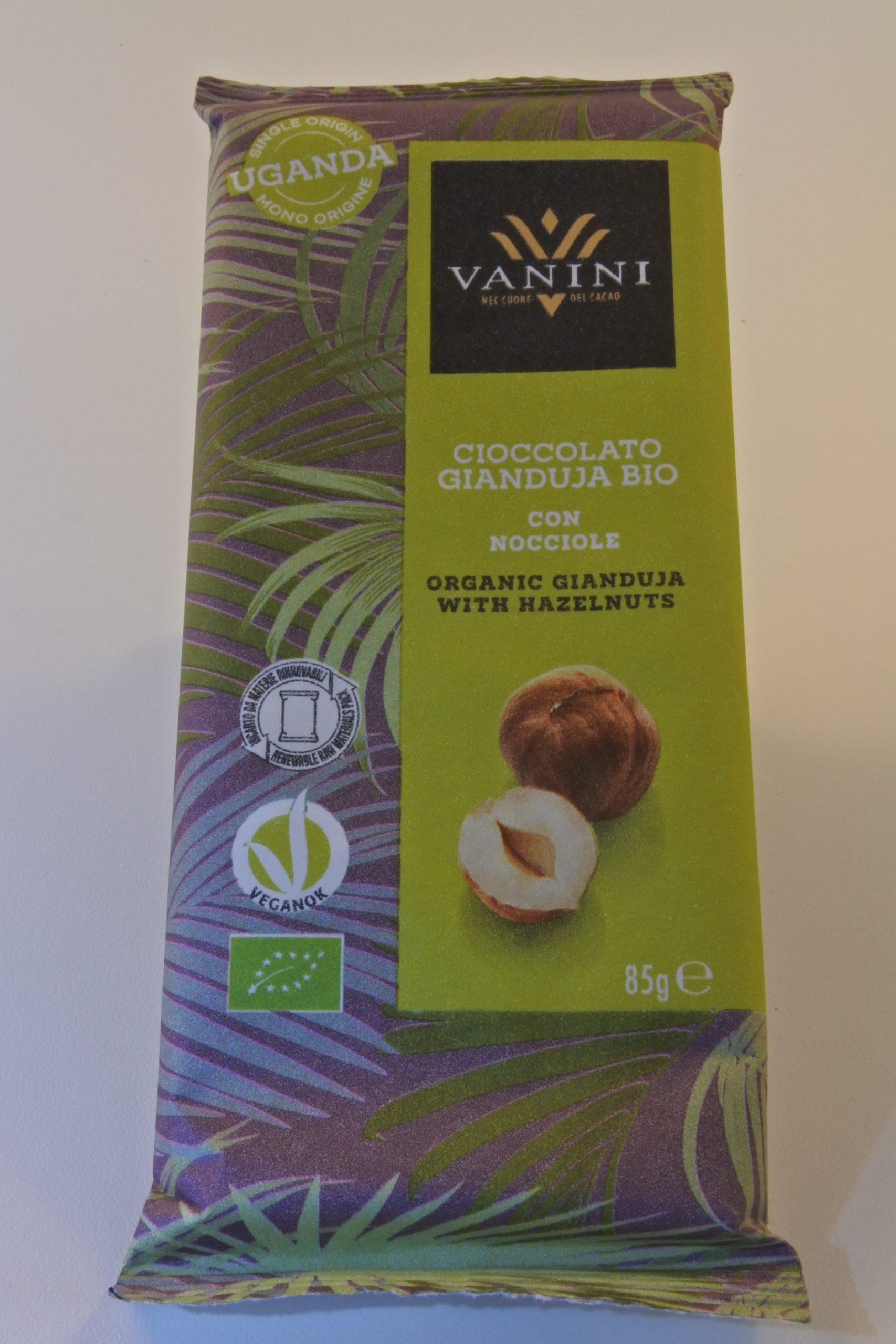 CIOCCOLATO GIANDUIA CON NOCCIOLE VANINI BIO