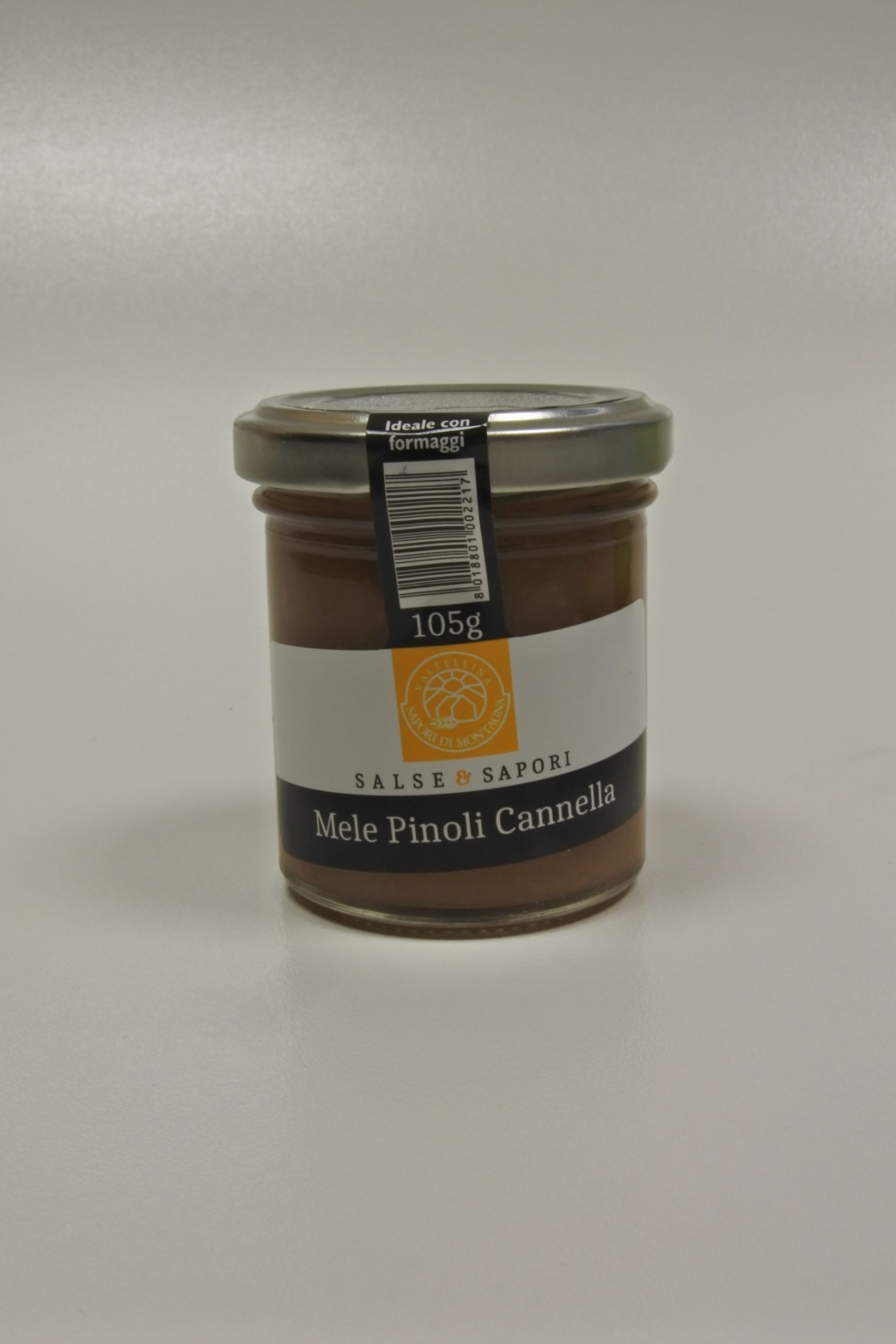 SALSA DI MELE CON PINOLI E CANNELLA DA ABBINARE AI FORMAGGI