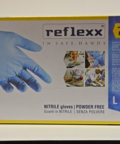 100 GUANTI REFLEXX LARGE SENZA POLVERE  N