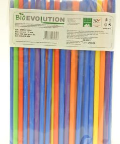 100 CANNUCCE BIO , BIODEGRADABILE E COMPOSTABILE