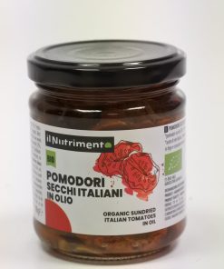 POMODORI SECCHI ITALIANI IN OLIO BIOLOGICI IL NUTRIMNETO