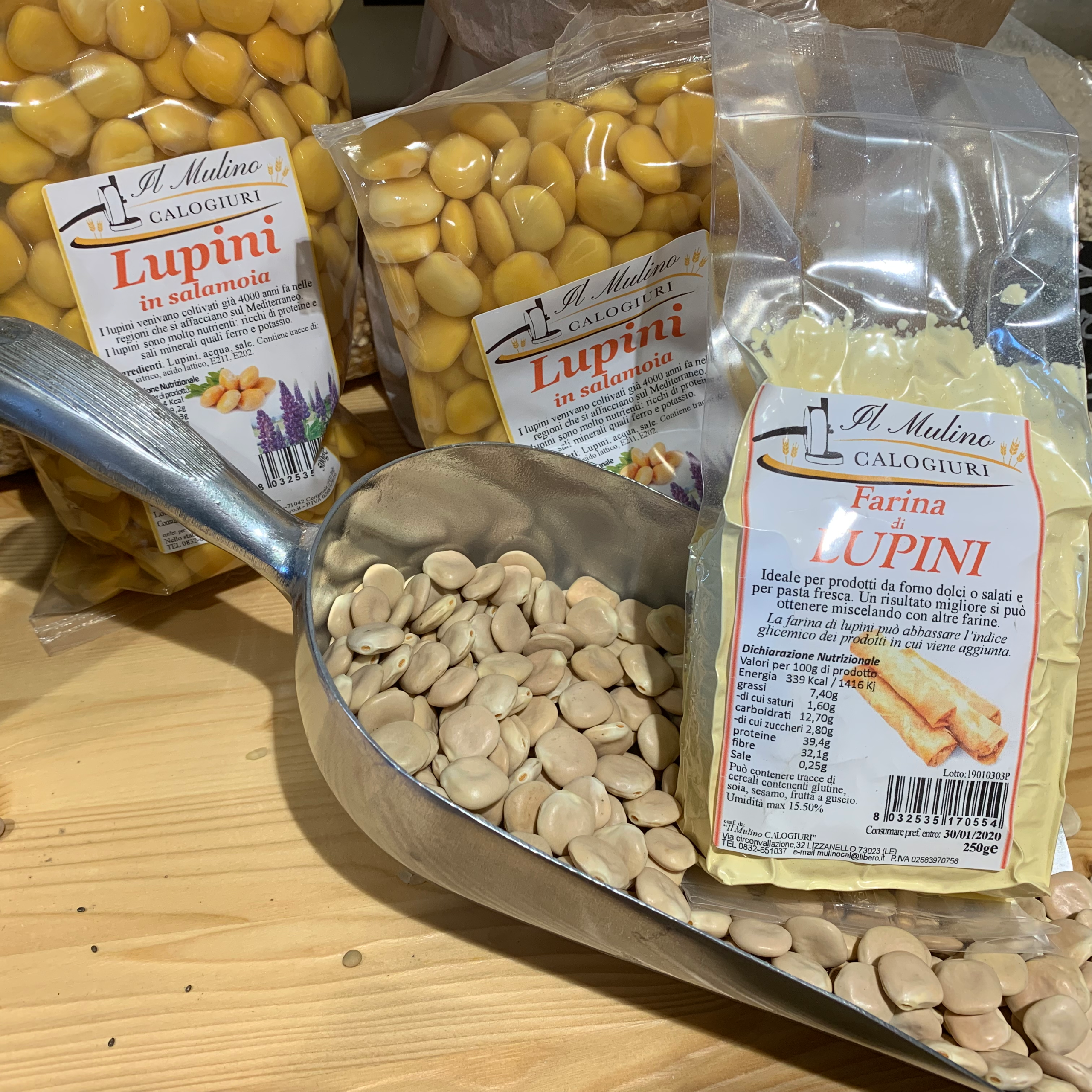 Lupini frantumati (fertilizzante) 5Kg