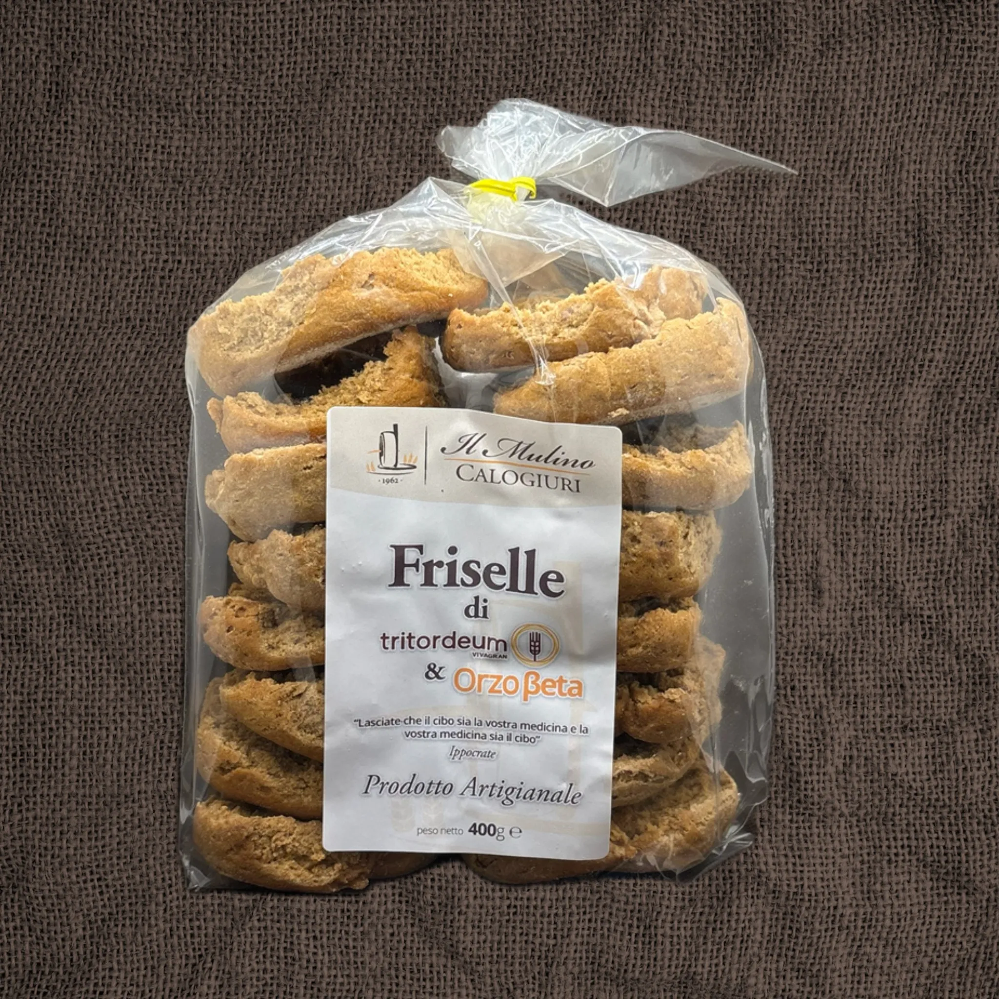 Friselle Tritordeum e Orzo Beta