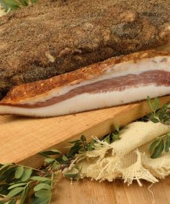 Guanciale Valle Imperiale al peperoncino sottovuoto 300 gr “Salumi Grufà”