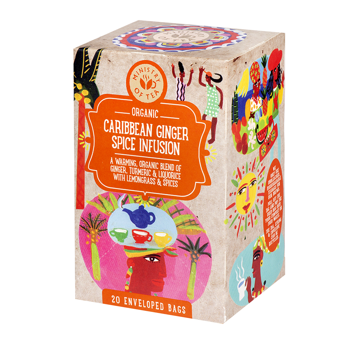 Ministry Of Tea Tisana allo Zenzero Caraibico 20 bustine
