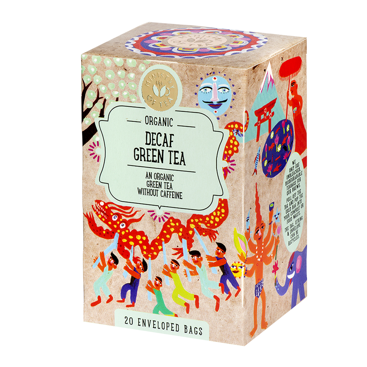 Ministry Of Tea Tè Verde Deteinato 20 bustine